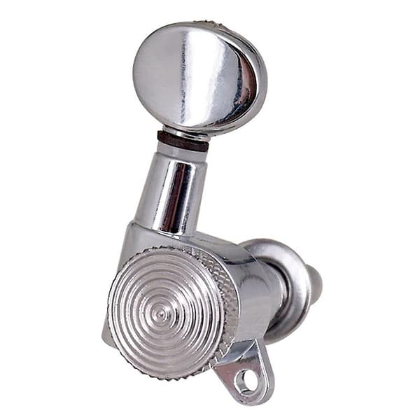 1 set 3L3R gitarrstämningsmekanismer stämhuvuden för akustiska elektriska gitarrtillbehör silver
