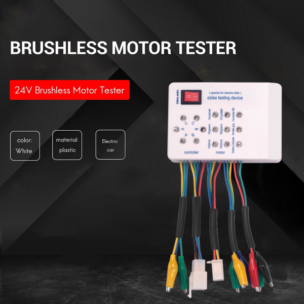 24v/36v/48v/60v/72v elektrobil el-sykkel scooter børsteløs motorkontroller tester