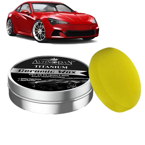 Titanium Ceramic Voks Keramik Voks Bilpleje Polish Auto Bil Ridse Reparation Fjernelse Vokspasta Polish Køretøjsmaling Pleje Langvarig Beskyttelse