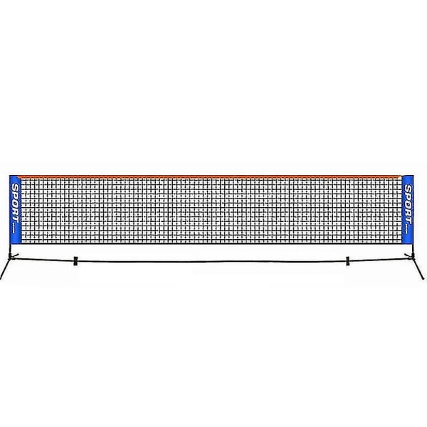 Bærbart foldbart tennisnet: Ideelt til børn og voksne - Kort tennisnet, 6,1 m længde (1 stk., sort)