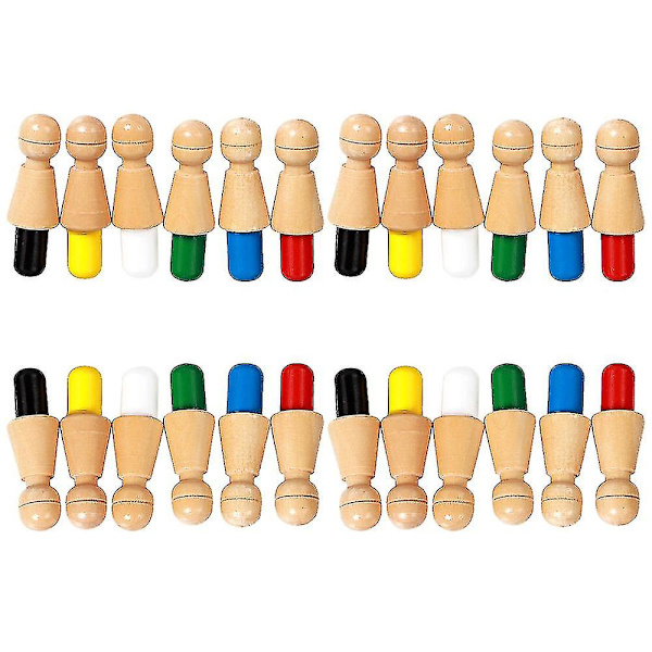 Färgglada Minnes Schack för Barn - Intelligensleksak i Trä - Minnesmatchstick Schackspel - Utveckla Minnet - Familjespel - Intellektuella Leksaker