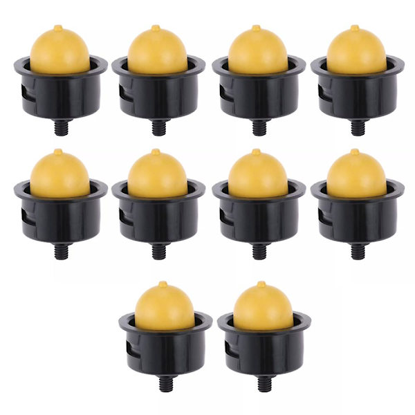 10-pack förgasare Gräsklippare T475 glödlampa för gräsklippare Blåsare Motorbyte Trädgårdsredskap Delar Blackyellow