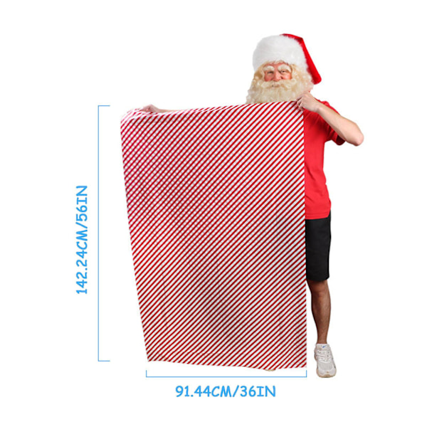 DIY Julgransprydnader Kampanj Nyårsgåva Jultomte Presentpåse Stor Plastpåse Julfesttillbehör