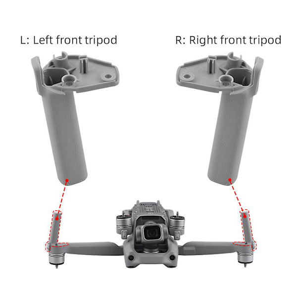 Reparationsreservedele til landingsstel, kompatible med Dji-mavic Air 2s drone Right front tripod