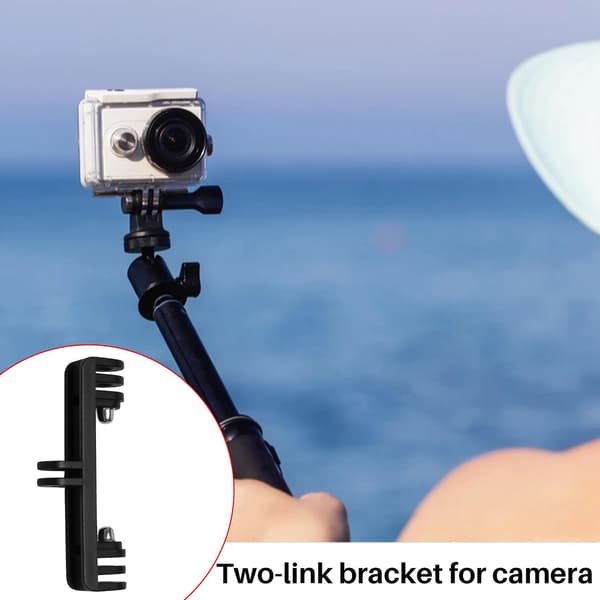 Dubbellänksfäste för Gopro Actionkamera