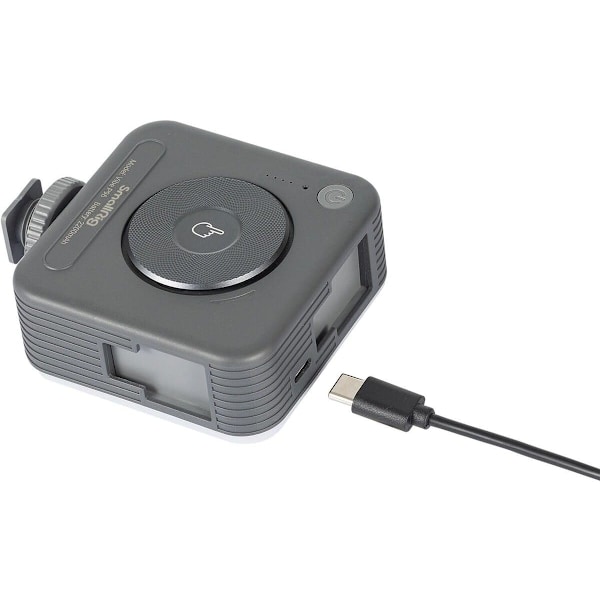 LED videolampe, P96 videolampe, mini kameralampe, 2200 mAh CRI95+ 2700-6500K, egnet for studio, direktesending, digitalt speilreflekskamera