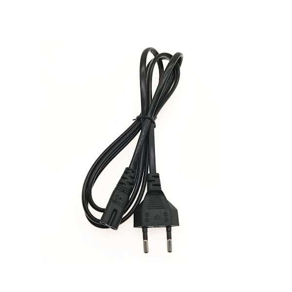 2-stifts EU-strömkabel C7-kabel Figur 8 Ström för Samsung Power XBOX PS4 Laptop