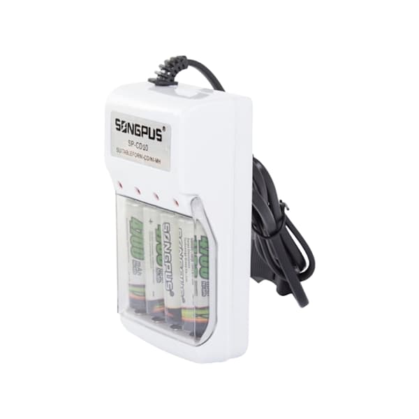 4x Batteriladdare - AA/AAA Batterier
