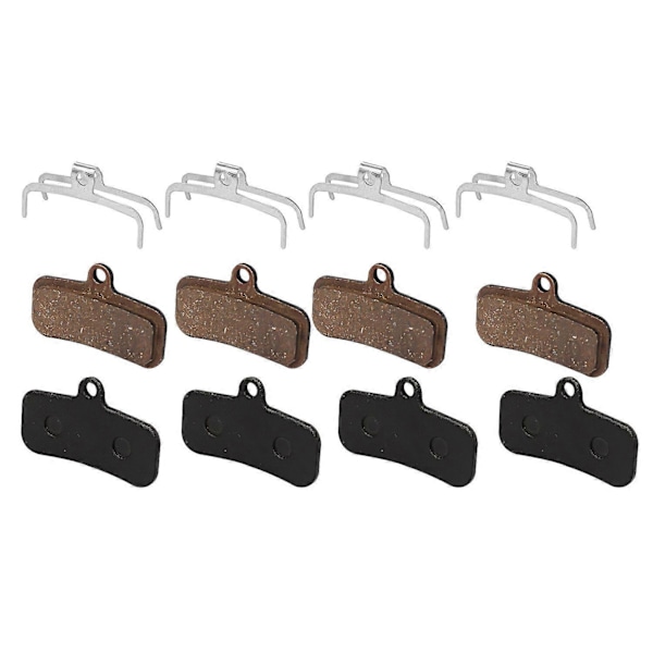 4 Par Mountainbike Skivebremseklodser til Saint M810 M820 M640 H01 Semi - Metallisk Hydraulisk Bremseklods Black