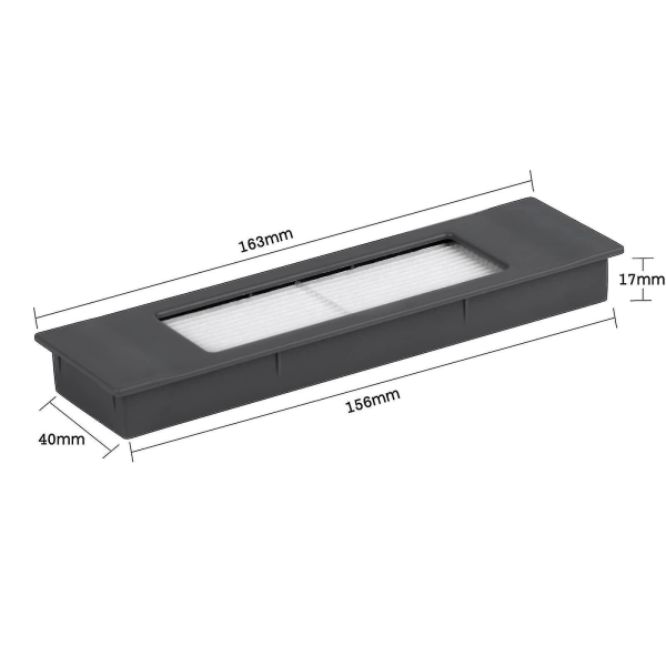 (5 kpl) Hepa-suodatin Ecovacs Deebot Ozmo 920 950 T8 Aivi Max T9 T5 N5 N7 N8+ N8 Pro Dx55 Dx93 Dj65 -imurisuodatinsarjaan