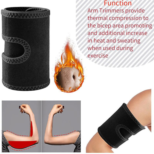 5 st. Övre Arm Manschett Tryck Smärtlindring Biceps Seninflammation Bandage Kompression Ärm Triceps Biceps Muskelstöd För Övre Arm Seninflammation Smärtlindring