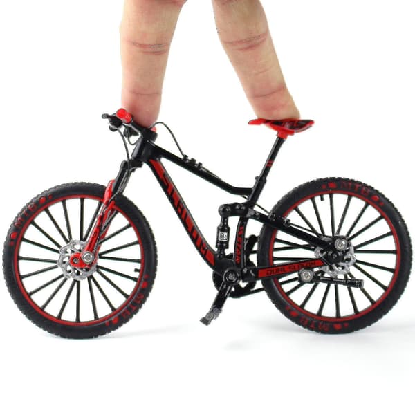 Mini 1:10 Legering Cykel Skalamodel Skrivebords Simulation Ornament Finger Mountainbikes Legetøj Orange