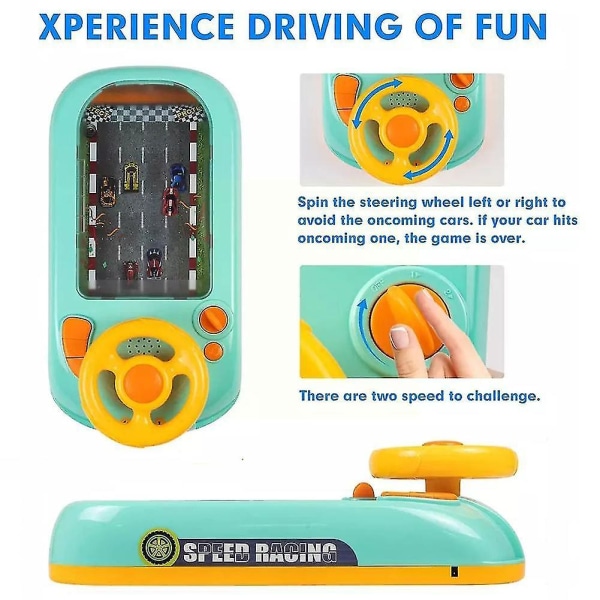 Ohjauspyörän lelu Lasten ohjauspyörän pelilelu taaperoille Teeskentele ajolelu Sähkökäyttöinen ajosimulaatiolelu Fo J4r3