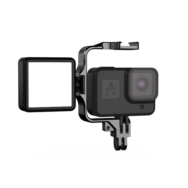 Metallram med Cold Shoe-fäste för Gopro Hero 11 10 9 8 7 Action 3-kamera