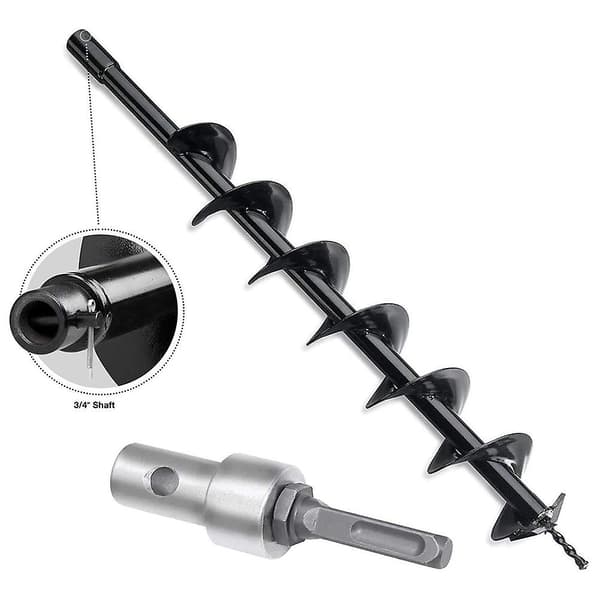 Elektrisk drillbitadapter, 4,1 tommer lang gjeng nøkkelløs drillbit chuck adapter rund skaft, Suita Silver