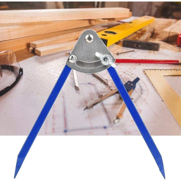 Målekompass Industriell merkingsmåler 10 tommers justerbar hengselledd skribermerkemåler Legert stålfjærkompass (250 mm)