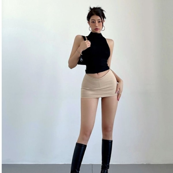 Paketti Lantiot Minimekko Naiset Minimekko MUSTA S musta black S