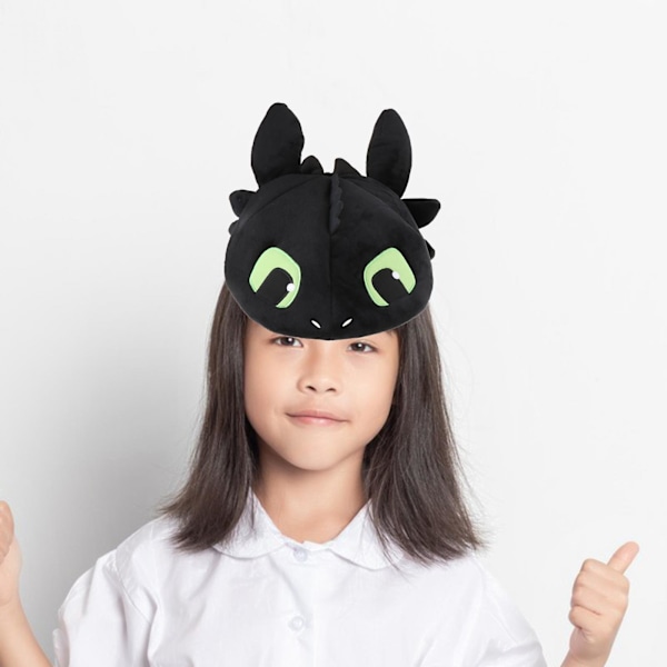 Kostume Beanie Hat Blød Hat Hyggelig Klæd-Ud Tandløs Tegneserie Legetøj Hovedbeklædning Til Maskerade Halloween Sceneoptræden Karneval