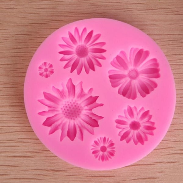3d blomma silikon mould fondant tårta dekorera choklad Sugarcraft form Diy