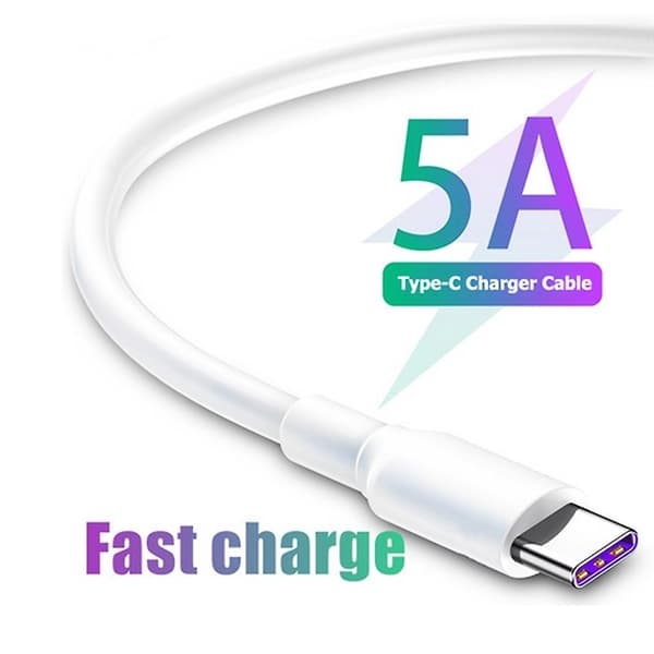 5a 2m USB til USB-C / Type-C Flash Lade Datakabel 2m