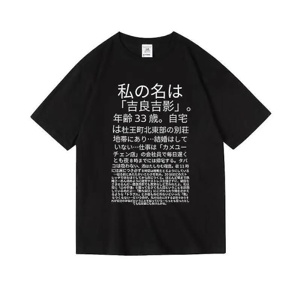 Anime Jojos bisarra äventyr Cosplay Kira Yoshikage Barn Vuxna unisex -t-shirts Sovkläder Print Unisex -modetröja L