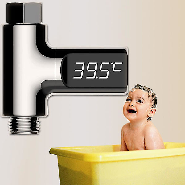 Vandtermometer Sikker Visuel Vandtemperatur Uden Elektricitet LED Display Baby Bade Termometer Til Hjemmet