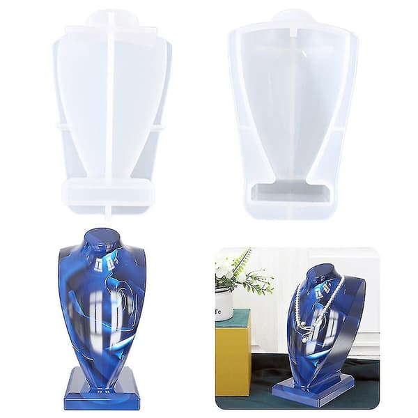 Mannekeng Smykkestativ Form Hode Byste Display Form Halskjedeholder Form