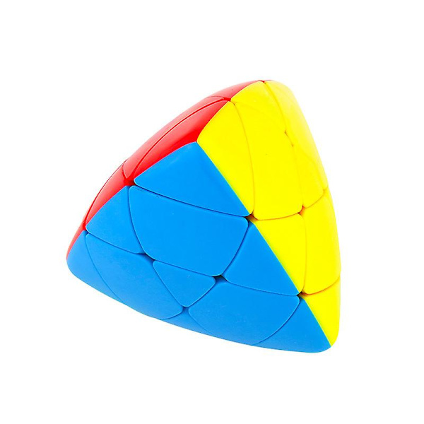 Pyraminx Cube Magic Cube Legetøj Stickerless Speed Smooth Holdbar 3d Pyramide Trekant Puslespil Legetøj