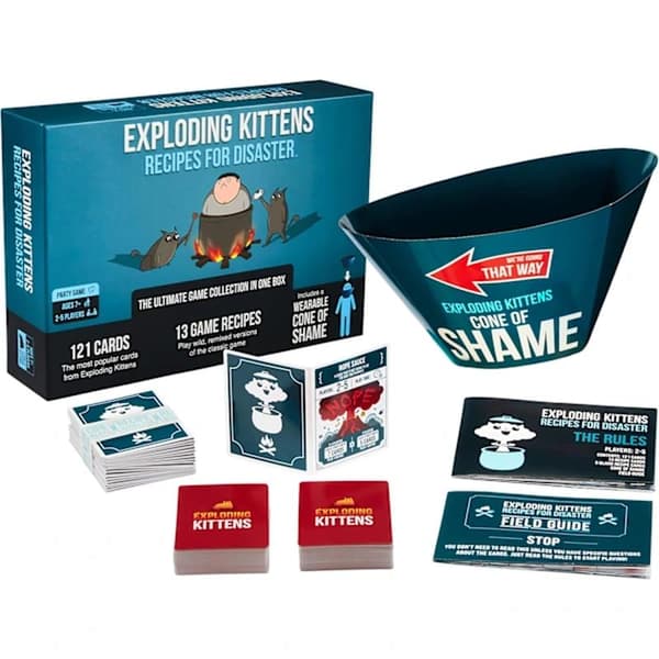 Exploding Kittens Recipes for Disaster Deluxe Kortspel för Familjer