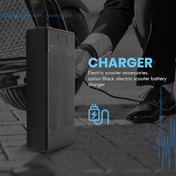 Lader til El-Scooter 42v 1.5ah Batterilader (EU Stik) -yky