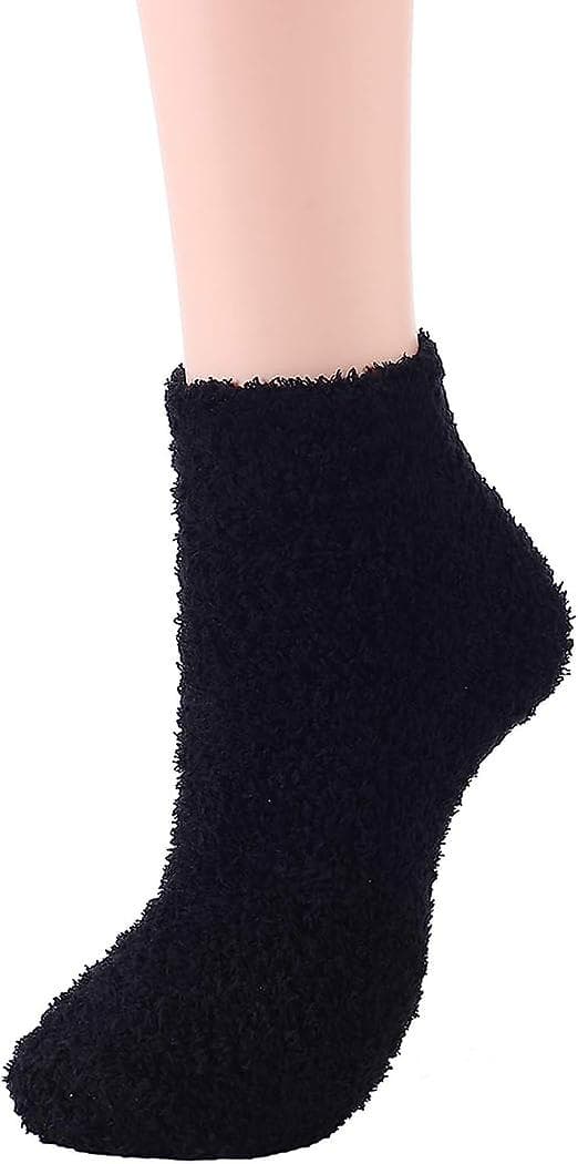 Dame Fuzzy Sokker Vinter Varme Bløde Fluffy Indendørs Sokker 2 Par