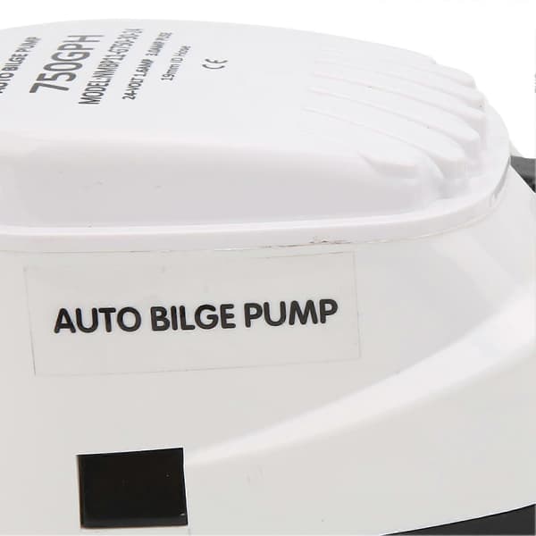 24V 750GPH Automatic Submersible Bilge Pump Corrosion Fire Protection with Built-in Float Switch