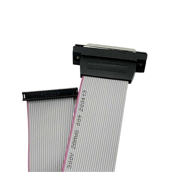 Langallinen litteä nauhakabelin DB25 naaras - FC-26 naaras liitin LCD-näyttöihin, liittää piirin B