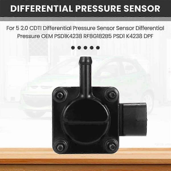 Differansetrykksensor for Mazda 2.0 CDTI RF7J-18-2B5 RF7J182B5 PSD1-K4238 1150-12F06 Black