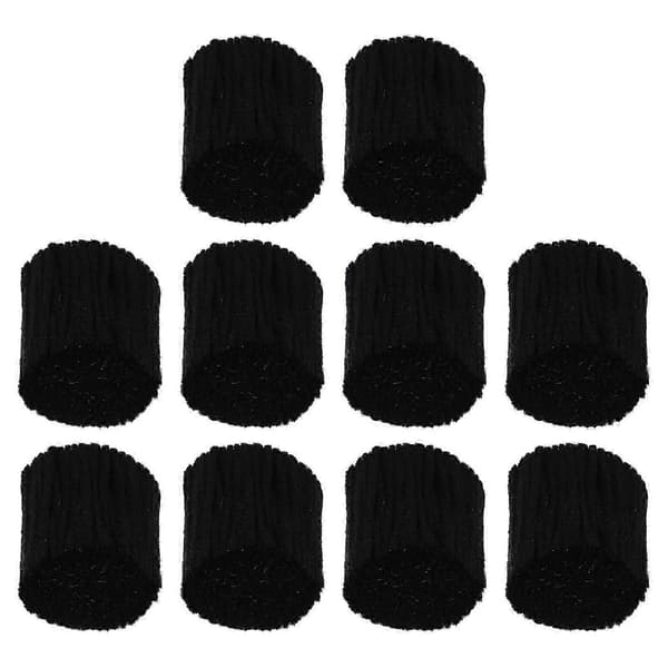 Tæppefremstillingsgarn, perfekt til Latch Hook-teknikker, materiale Black 6X3.5cm