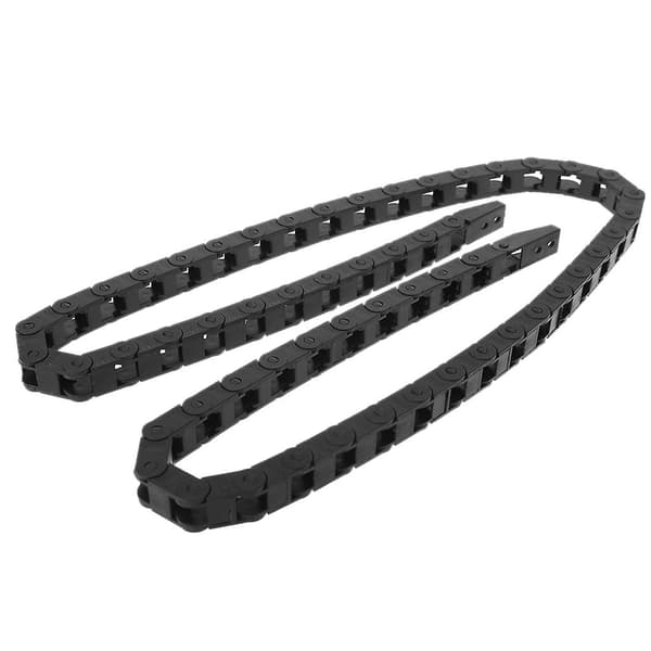 7x7mm L1000mm Kabel Slæbekæde Wire Carrier + 2 Endeforbindelser Til 3D Printer CNC