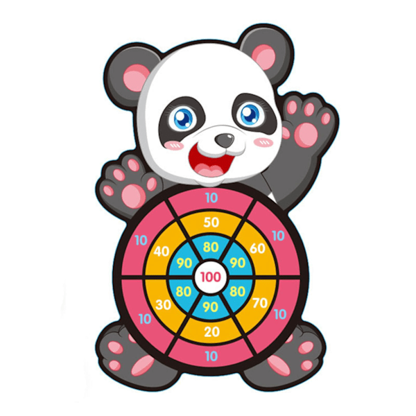 Darttavla Set Söt Tecknad Säkerhets Darttavla Set Festspel The Panda Paragraph