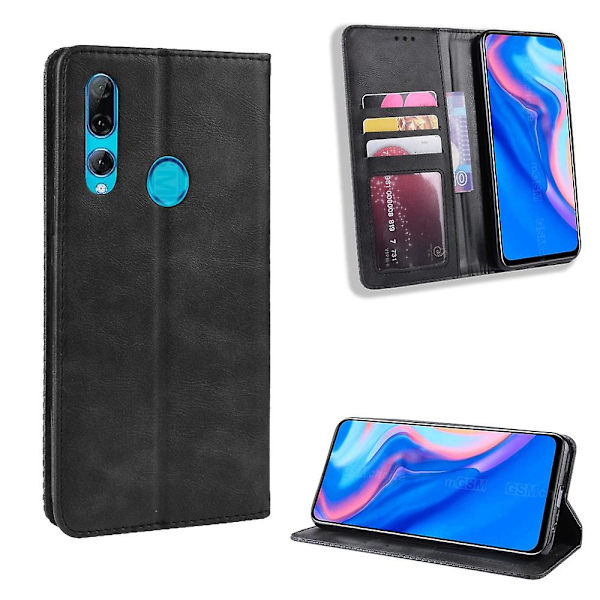 Plånboksfodral i vintagestil för Huawei Honor 9X (Global)/ P Smart Z/Y9 Prime 2019 /Enjoy 10 Plus