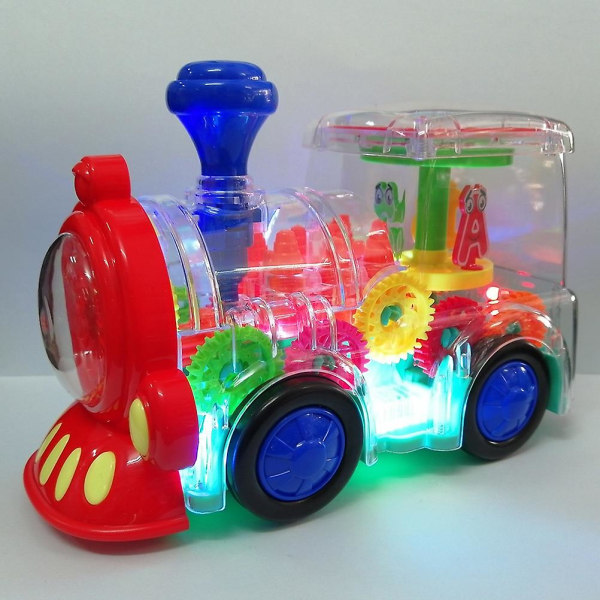 Babytog legetøj Elektrisk togsæt til børn Batteridrevet flyttetog legetøj med lys og musik gaver til drenge og piger