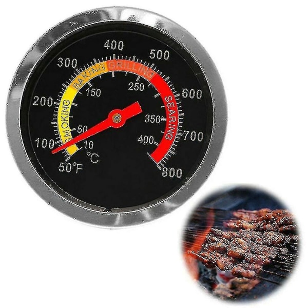 2023-rustfrit stål temperaturmåler grill grill grill termometer værktøj