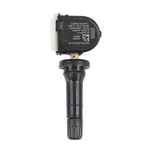 4 stk. 13506028 433MHz TPMS Dæktryksensor Dæktryksventil til Opel Adam Ampera 13598773 BlackSilver