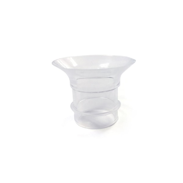 17 mm brystpumpe-bærbare kopper til at reducere brystvorter, vaskbar og genanvendelig, hvid flangeindsats
