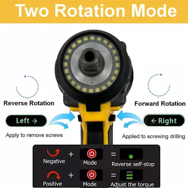 800Nm Sladdlös Mutterdragare för Dewalt 18V Batteri 1/2 \" Borstlös Elektrisk UK
