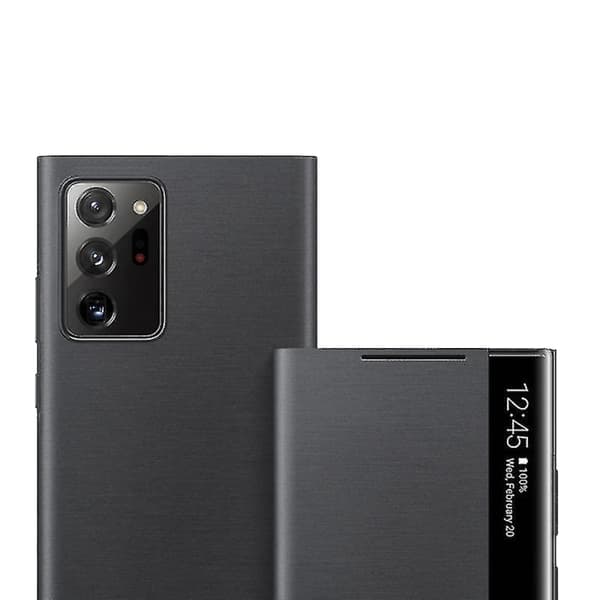 ApplyToSamsungMirrorSmartViewFlip-freeAnsweringCoverTilGalaxyNote20 PhoneLedCoverS-viewCoverEf-zn985MobiltelefonC(TilNote20,Sort)