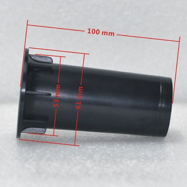 Kaiuttimen porttiputki subwoofer bassorefleksiputki kaiutin 53x100mm~ Portti
