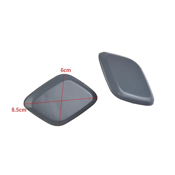 1 Par Grå Plast Frontlykt Vaskesprøyte Dekselhette For Ford Focus 2012-2014 Frontlykt Vaskesprøyte Dekselhette