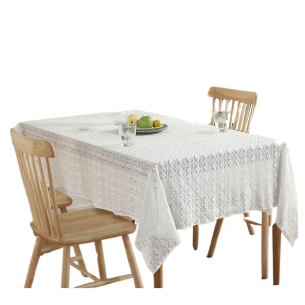Virkad spetsduk i fransk landsbygdsstil - elegant val 150*220CM