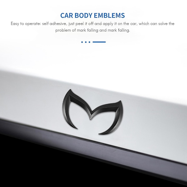 Musta Paha M Logo Tunnusmerkki Mazda Kaikkiin Automalleihin Takaluukun Tarra Nimikyltti Black