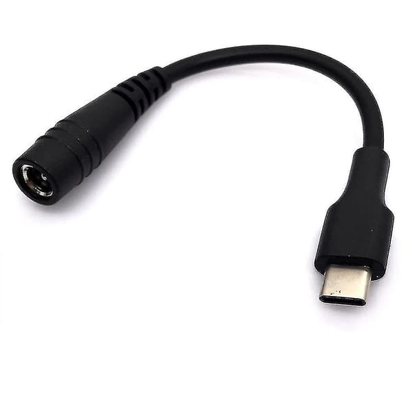 Datamaskin Ladekonverter DC5.5x2.1mm Til Type-c Hann Konverter Strømplugg