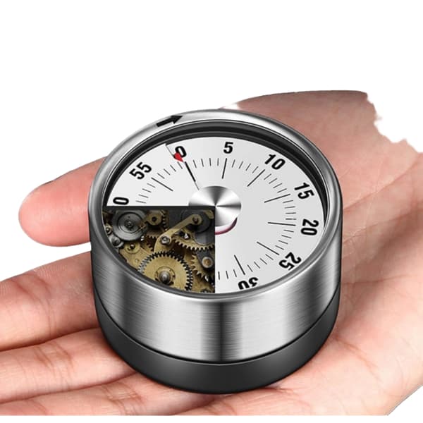 Magnetisk kökstimer - Visuell timer kompatibel med barn, 60 minuters visuell